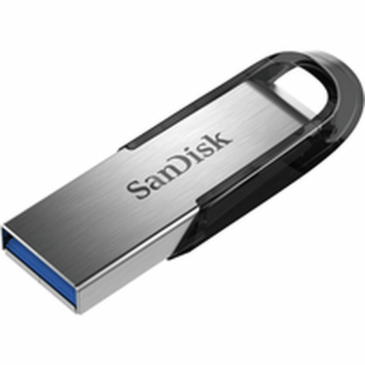 USB Pendrive SanDisk ULTRA FLAIR Schwarz Schwarz/Silberfarben Silberfarben 128 GB