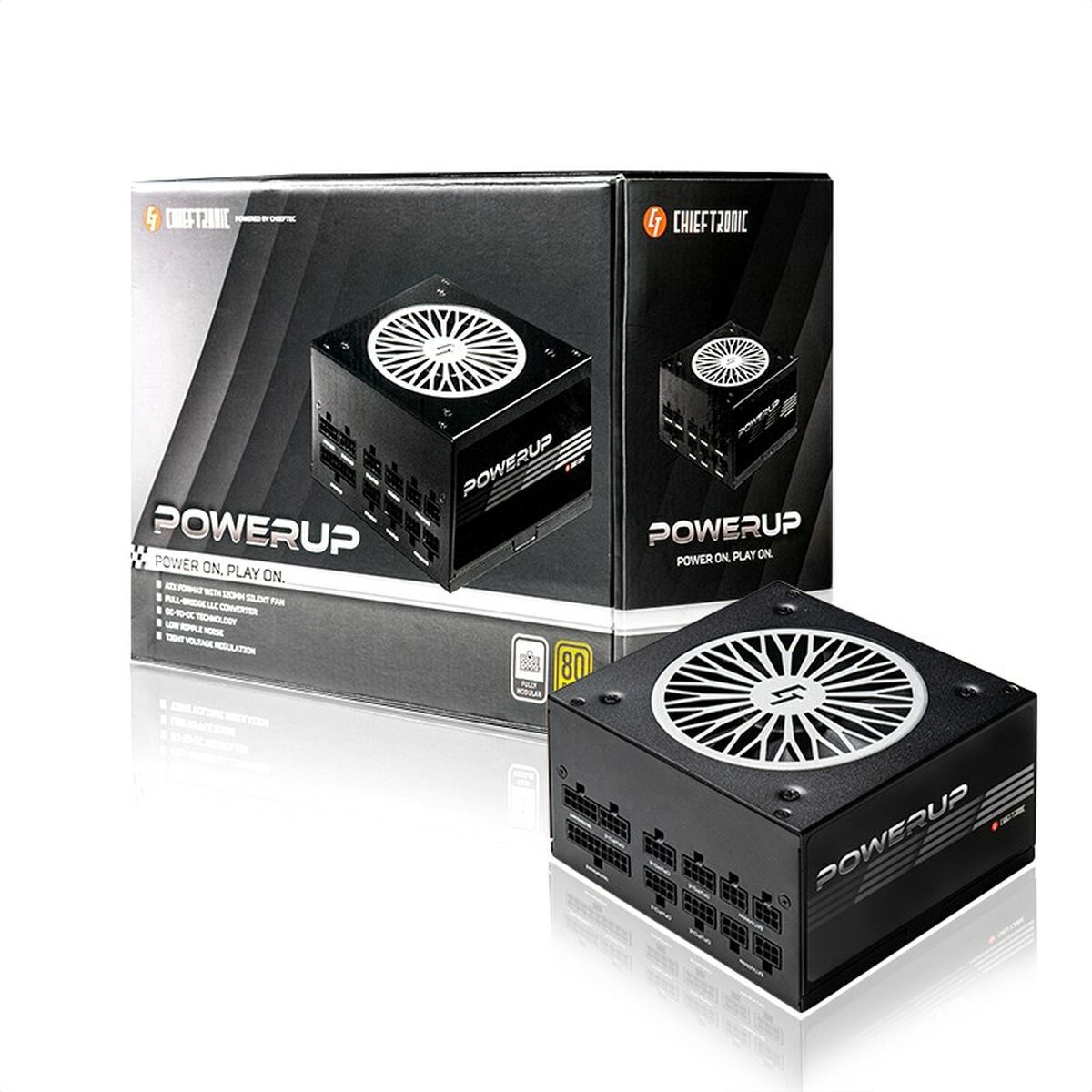 Stromquelle Chieftec GPX-750FC ATX 750 W 80 Plus Gold