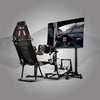 Foldable gaming chair with steering wheel holder, pedal holder and gear lever holder Next Level Racing F-GT Lite Black (75 x 175 x 127 cm)