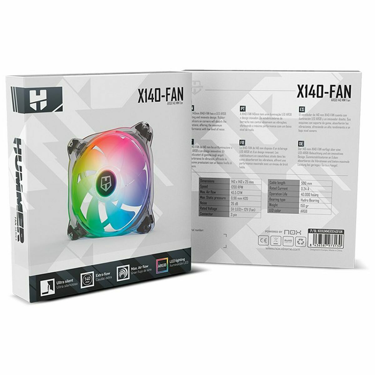 Box Ventilator Nox X140-FAN (1 Stück)