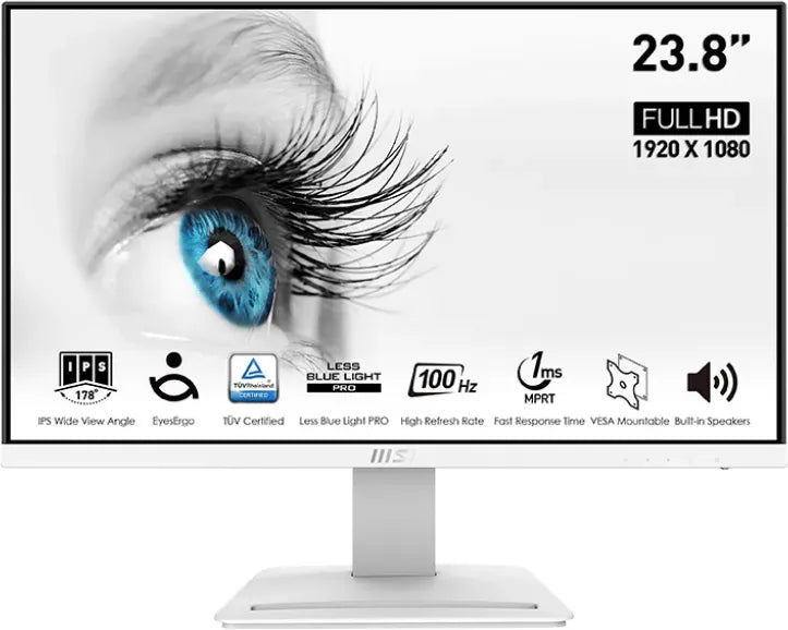 Full HD Monitor MSI PRO MP241XW 23.8" Weiß