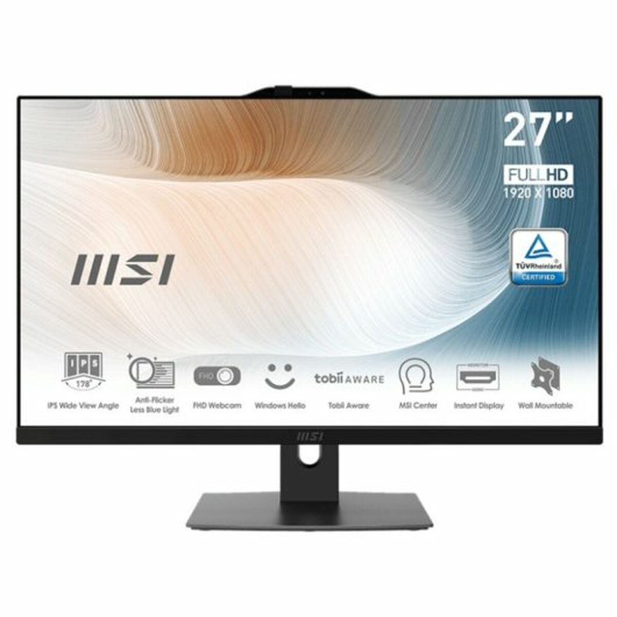 Alles-In-Einem MSI Modern AM272P 12M-613ES 27" Intel Core I7-1260P 16 GB RAM 512 GB SSD