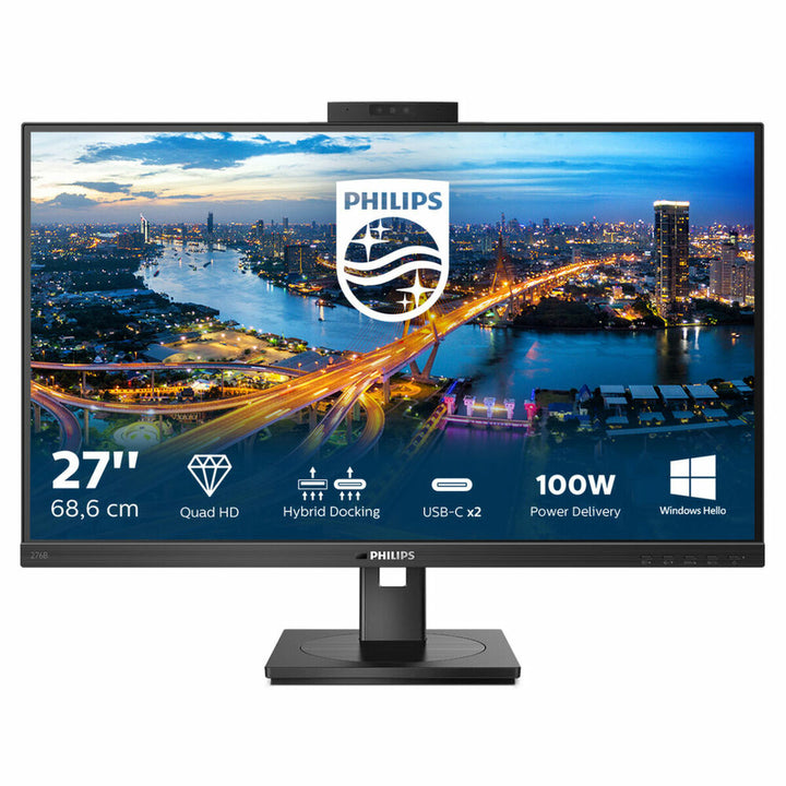 WQHD monitor with webcam Philips B Line 276B1JH 27" LCD