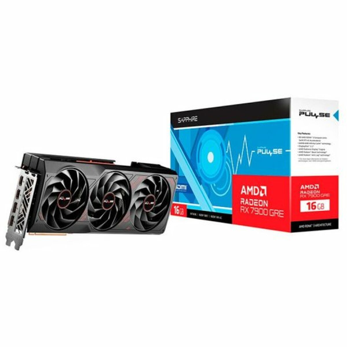 Grafikkarte Sapphire AMD Radeon Pulse RX 7900 GRE Gaming OC 16 GB GDDR6