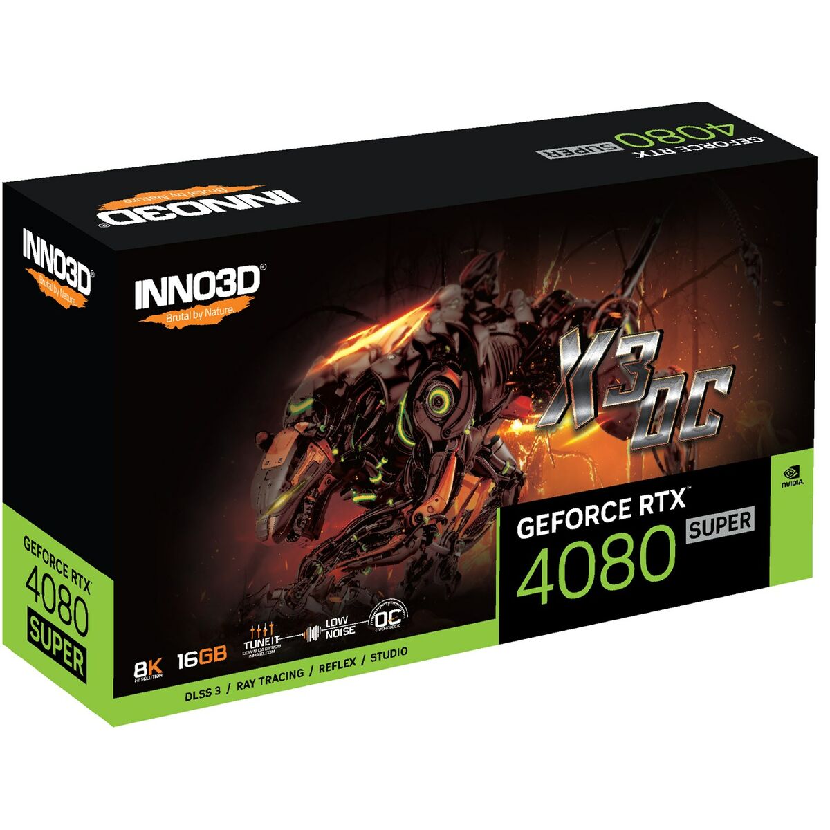 Grafikkarte INNO3D N408S3-166XX-187049N NVIDIA GeForce RTX 4080 16 GB GDDR6X