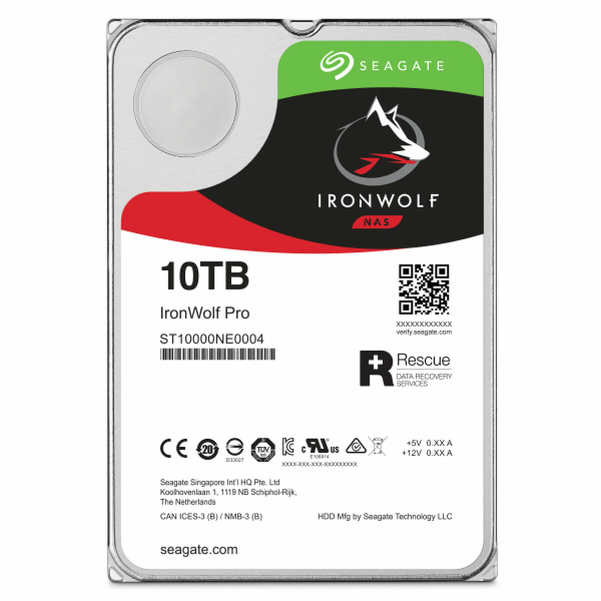 Festplatte Seagate IronWolf Pro ST10000NT001 3,5" 10 TB