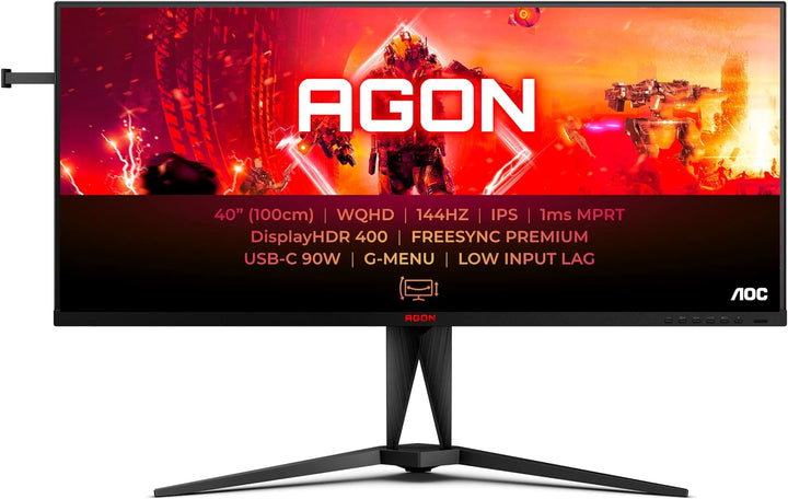 UWQHD Monitor AOC AG405UXC 40" 144Hz IPS LCD Flicker free