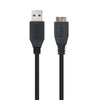 USB 3.0 A zu Micro USB-B-Kabel NANOCABLE 10.01.1102-BK Schwarz 2 m