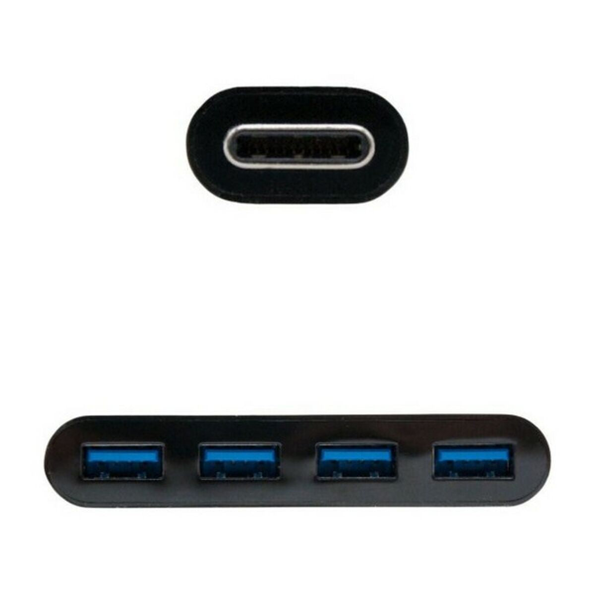 USB-C-zu- USB-Adapter NANOCABLE 10.16.4401-BK (10 cm) 10 cm