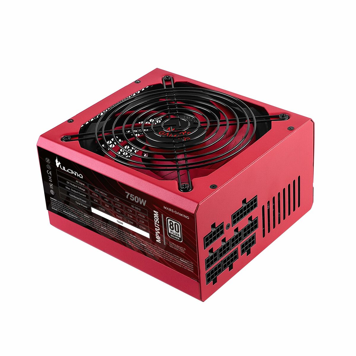 Stromquelle Mars Gaming MPVU750M ATX 750 W 130 W