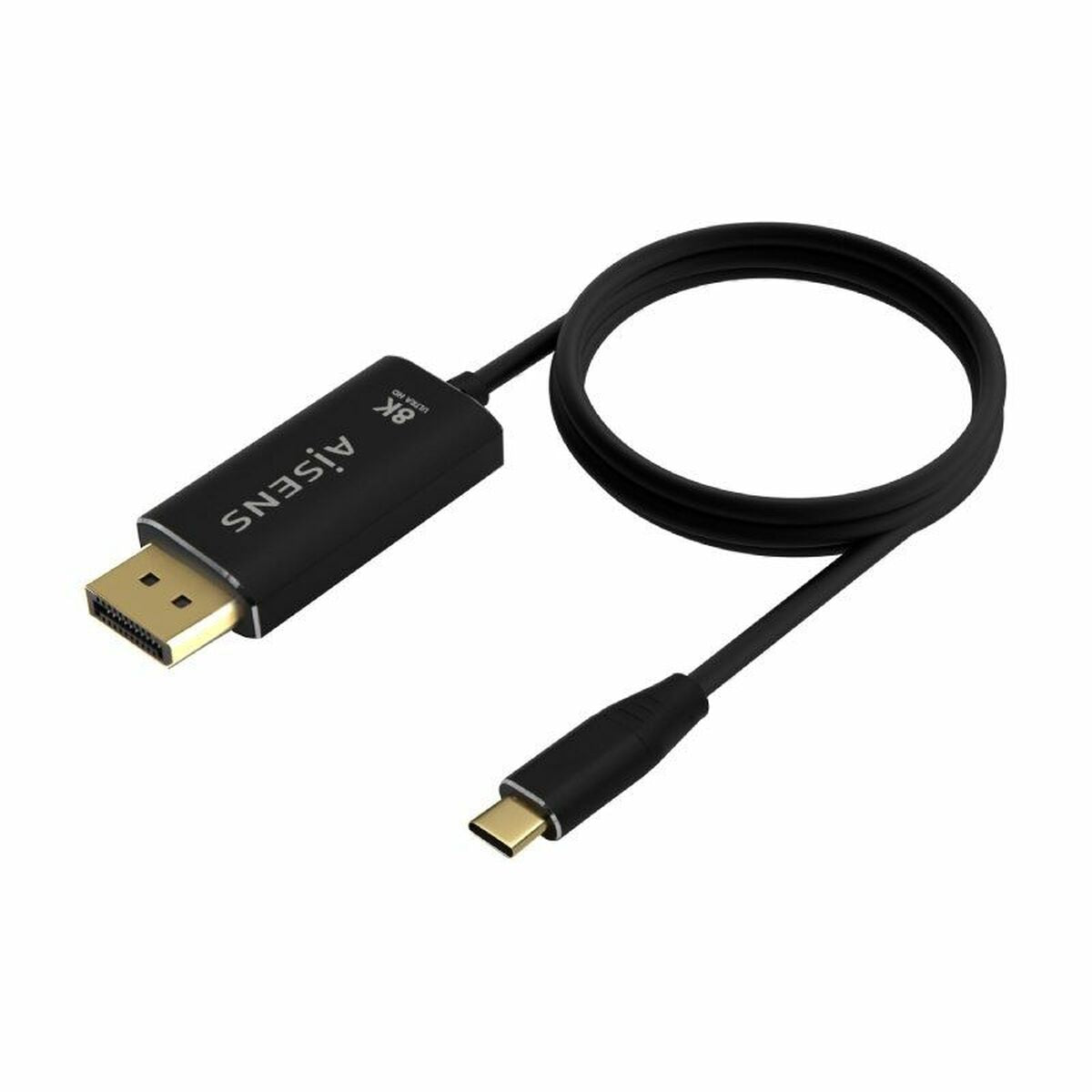 USB-C-zu-DisplayPort-Adapter Aisens A109-0687 Schwarz 1,8 m