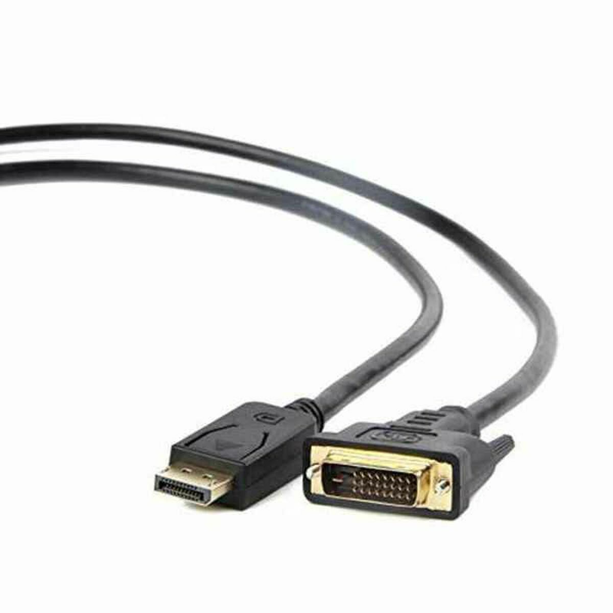 Adapter DisplayPort auf DVI GEMBIRD CC-DPM-DVIM-6 1080 px 1,8 m Schwarz 1,8 m