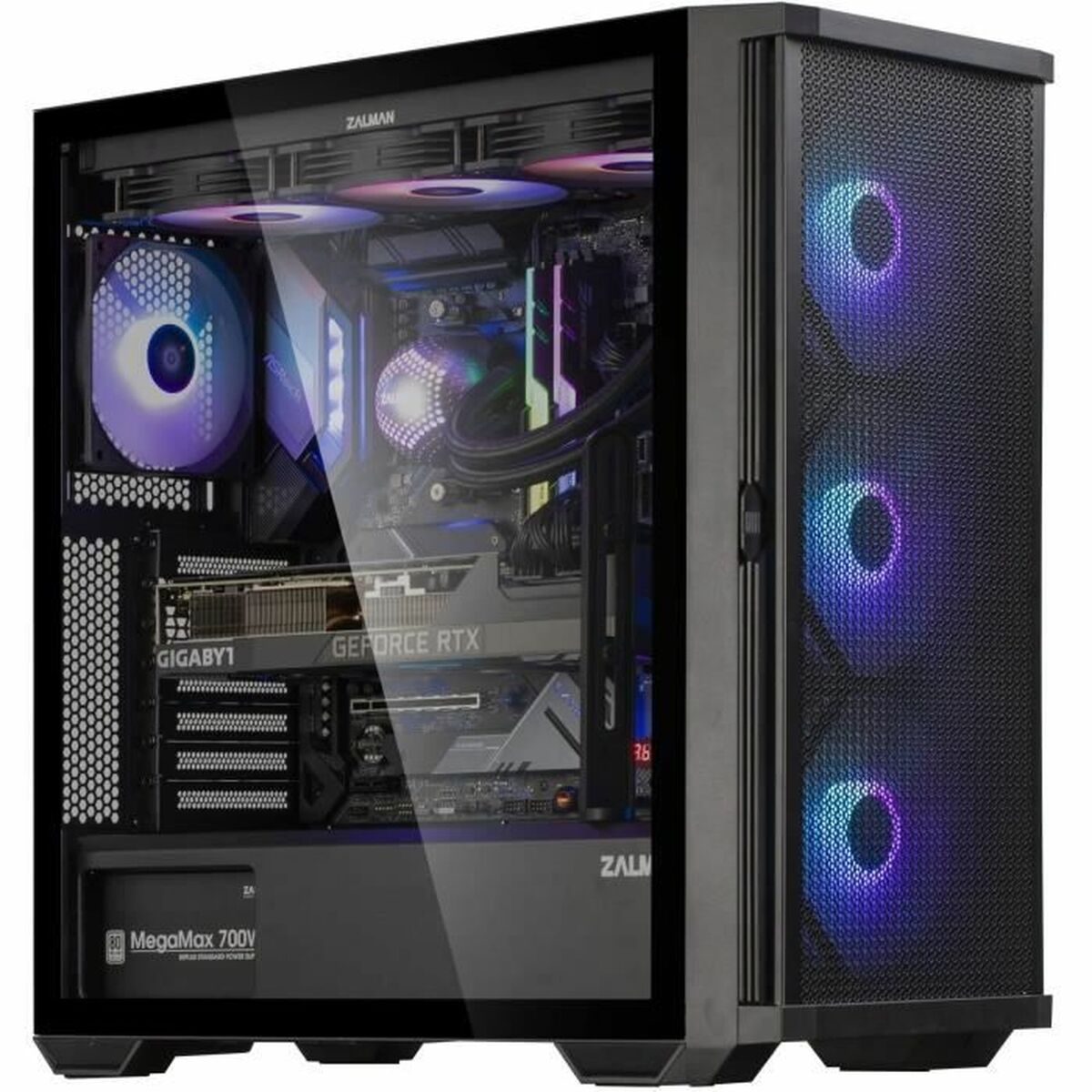 ATX Semi-Tower Gehäuse Zalman Z10 PLUS Schwarz