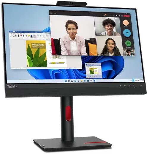 Full HD monitor with touchscreen and webcam Lenovo ThinkVision TIO24 Gen5 12NBGAT1EU 23.8" LED IPS