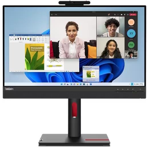 Full HD Monitor mit Touchscreen und Webcam Lenovo ThinkVision TIO24 Gen5 12NBGAT1EU 23.8" LED IPS