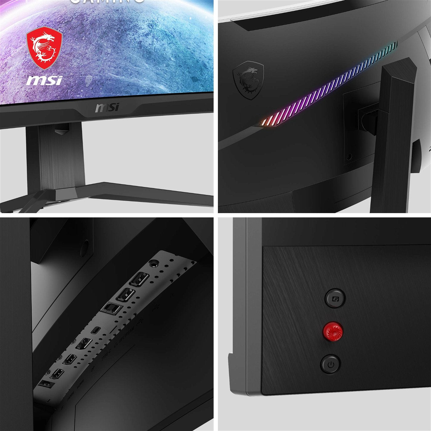 Curved WQHD Gaming Monitor MSI MAG 275CQRXF 27" 240Hz 1ms Gekrümmt