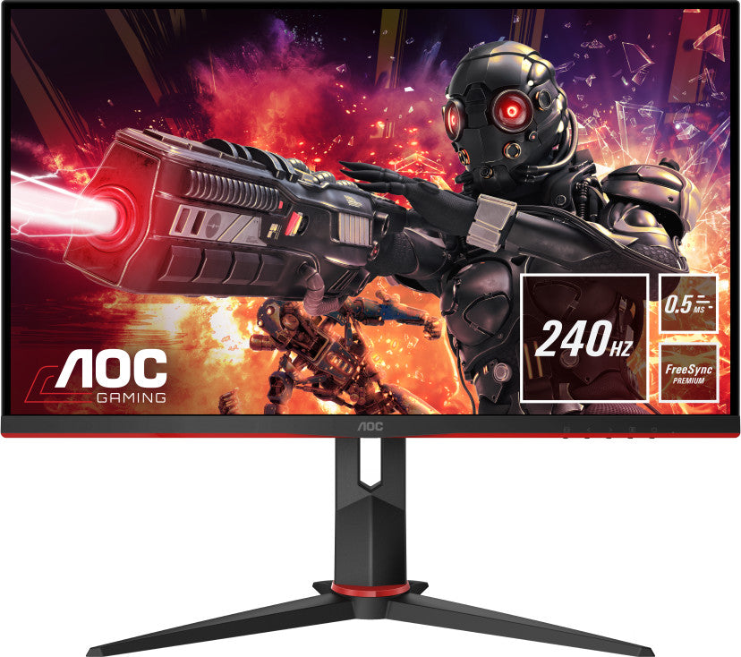 Full HD Gaming Monitor AOC 24G2ZE/BK 23.8" 240Hz 1ms FHD LED LED IPS Flicker free