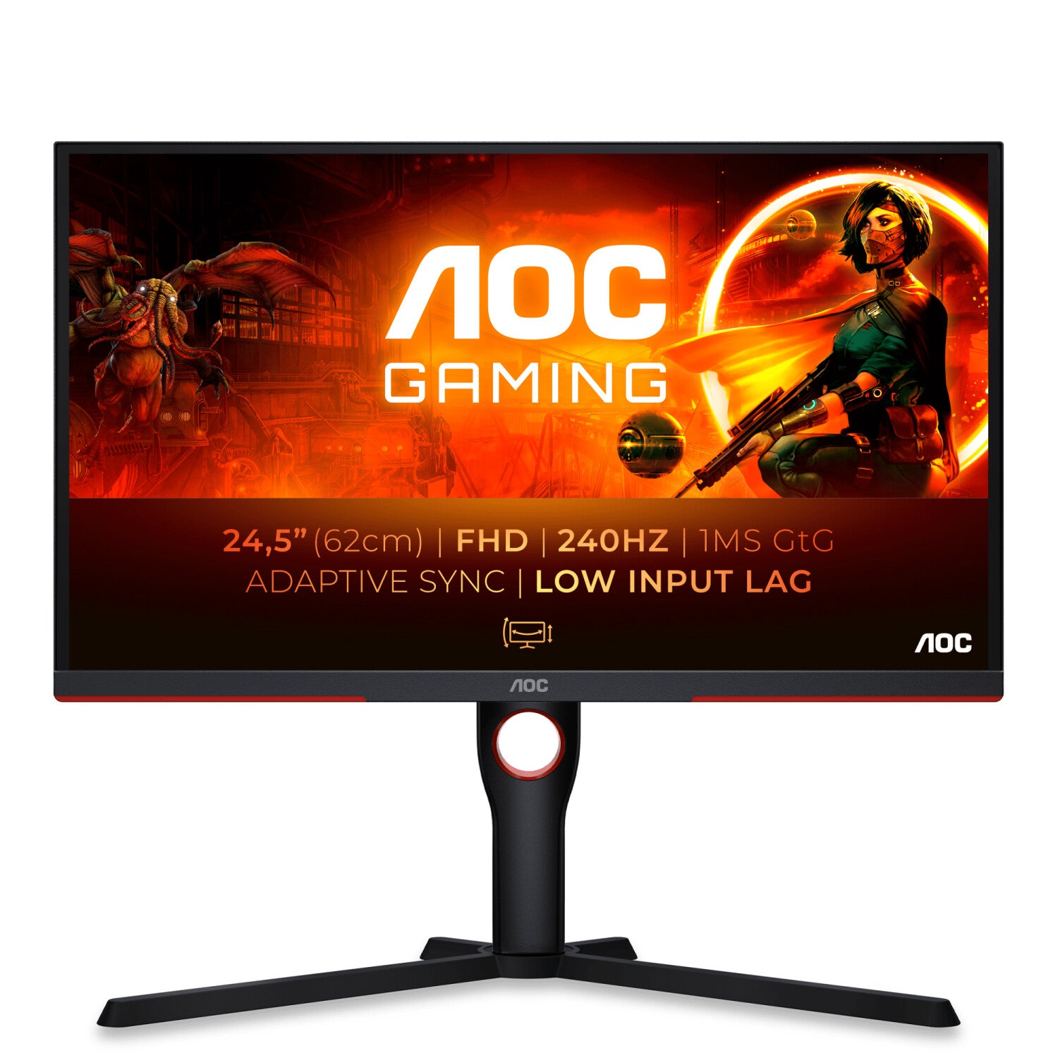 Full HD Gaming Monitor AOC 25G3ZM 24.5" 240Hz 0.5ms