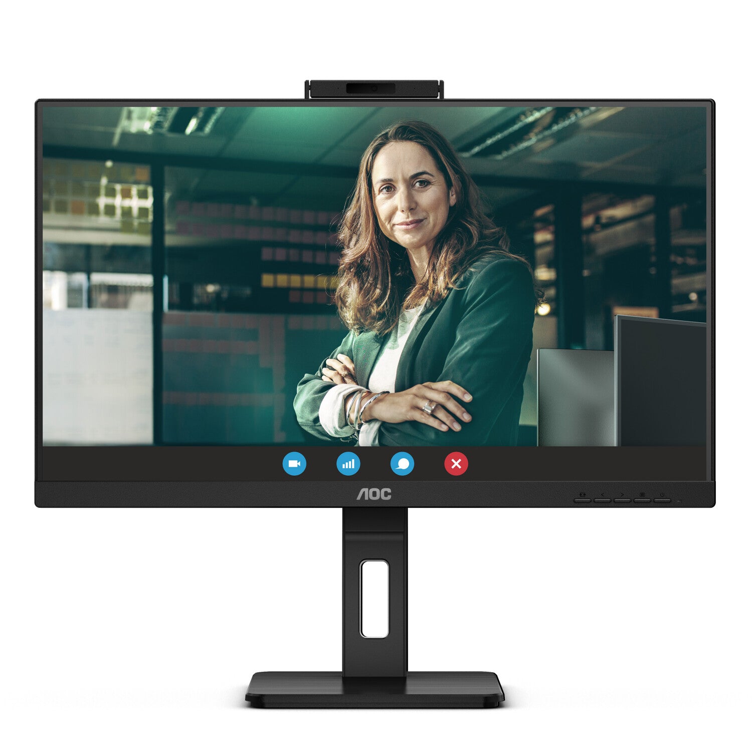 WQHD Monitor mit Webcam AOC Pro-line Q27P3CW 27"