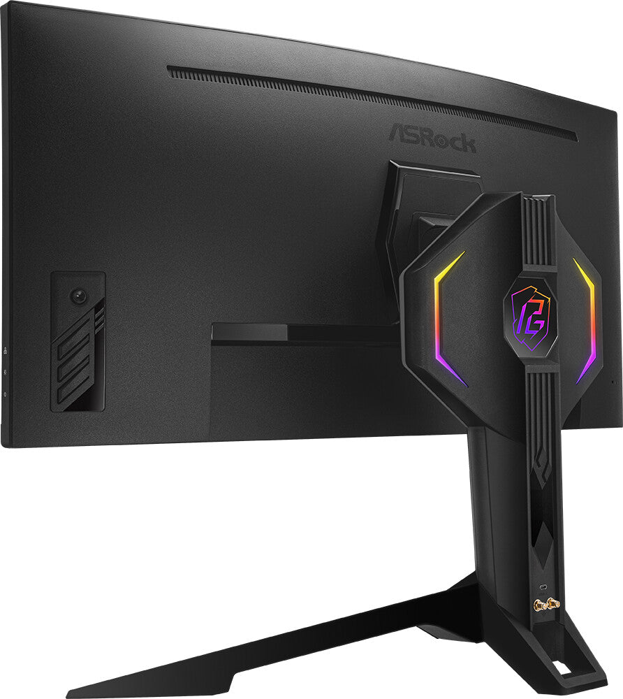 Curved UWQHD Gaming Monitor ASRock Phantom Gaming PG34WQ15R3A 34" 165Hz 4ms VA OLED Flicker free Gekrümmt