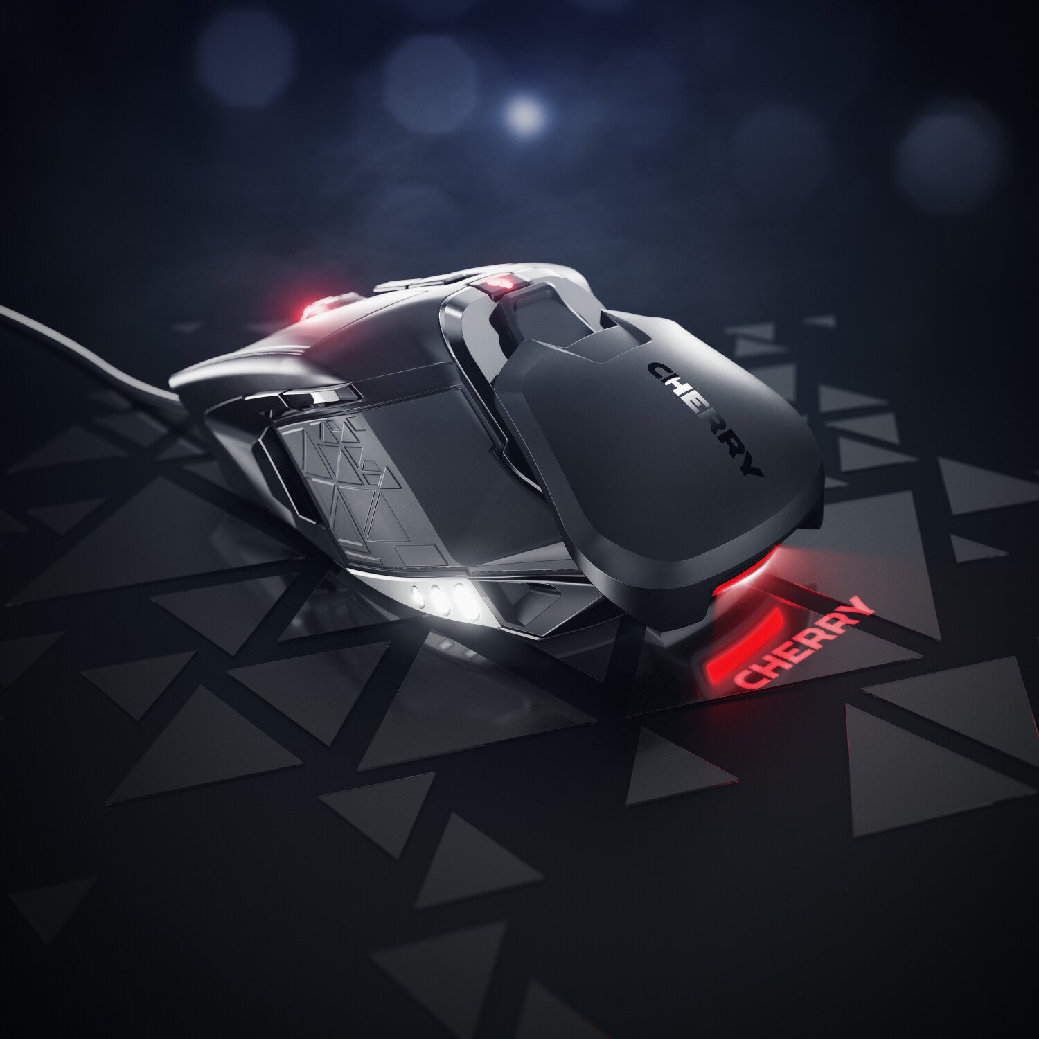 Optische Gaming Maus mit Beleuchtung CHERRY MC 9620 FPS 12000 DPI 9 Tasten RGB