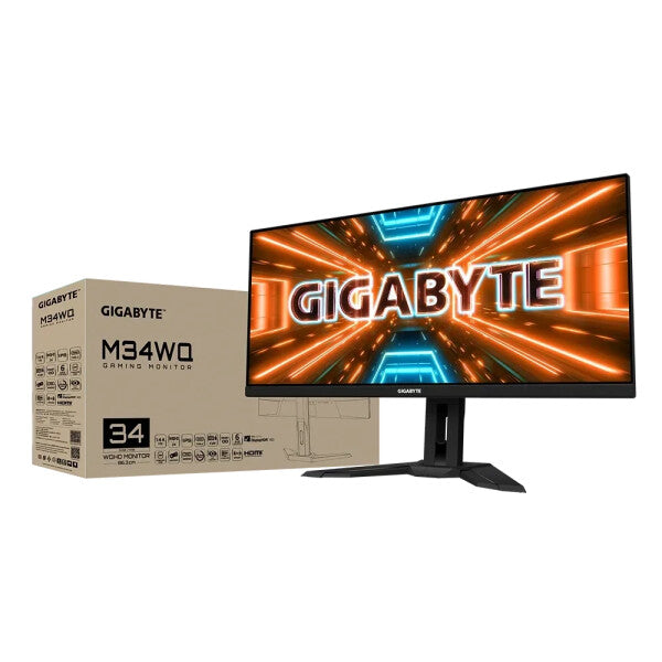 WQHD Monitor Gigabyte M34WQ 34" 144Hz 1ms LCD