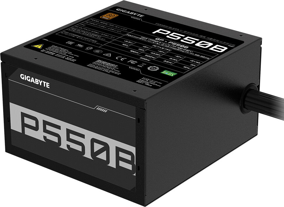 550 watt PC power supply Gigabyte P550B 550W 80 Plus Bronze