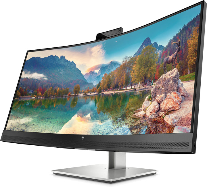 Curved UWQHD monitor with webcam HP E34M G4 34" curved