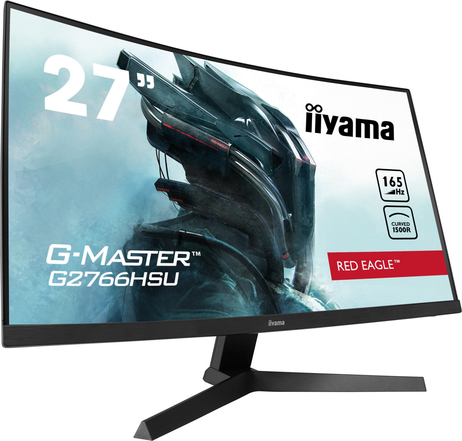 Curved Full HD Gaming Monitor Iiyama G-Master G2766HSU-B1 27" 1ms 165Hz LED VA AMD FreeSync Flicker free Gekrümmt