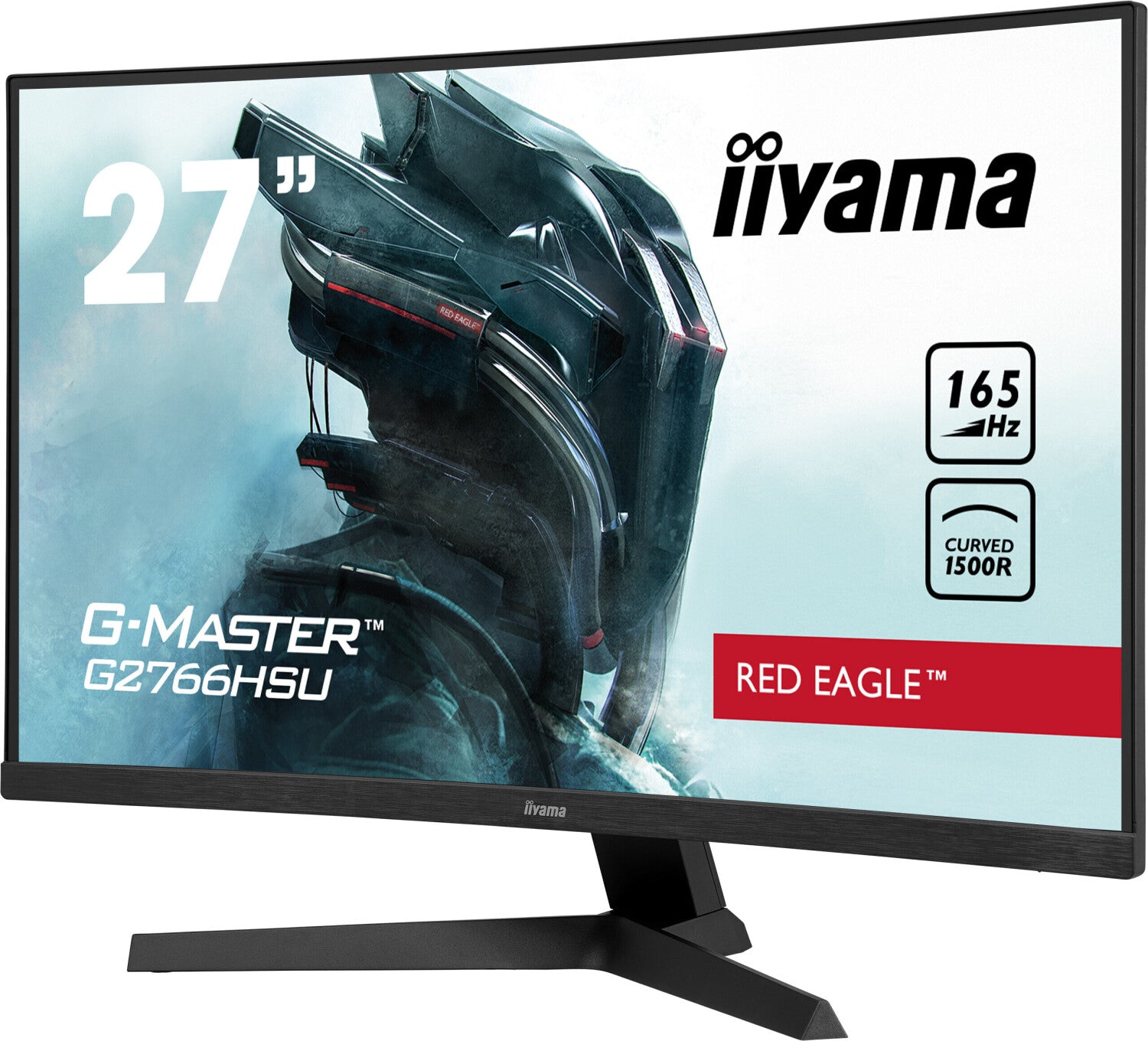 Curved Full HD Gaming Monitor Iiyama G-Master G2766HSU-B1 27" 1ms 165Hz LED VA AMD FreeSync Flicker free Gekrümmt