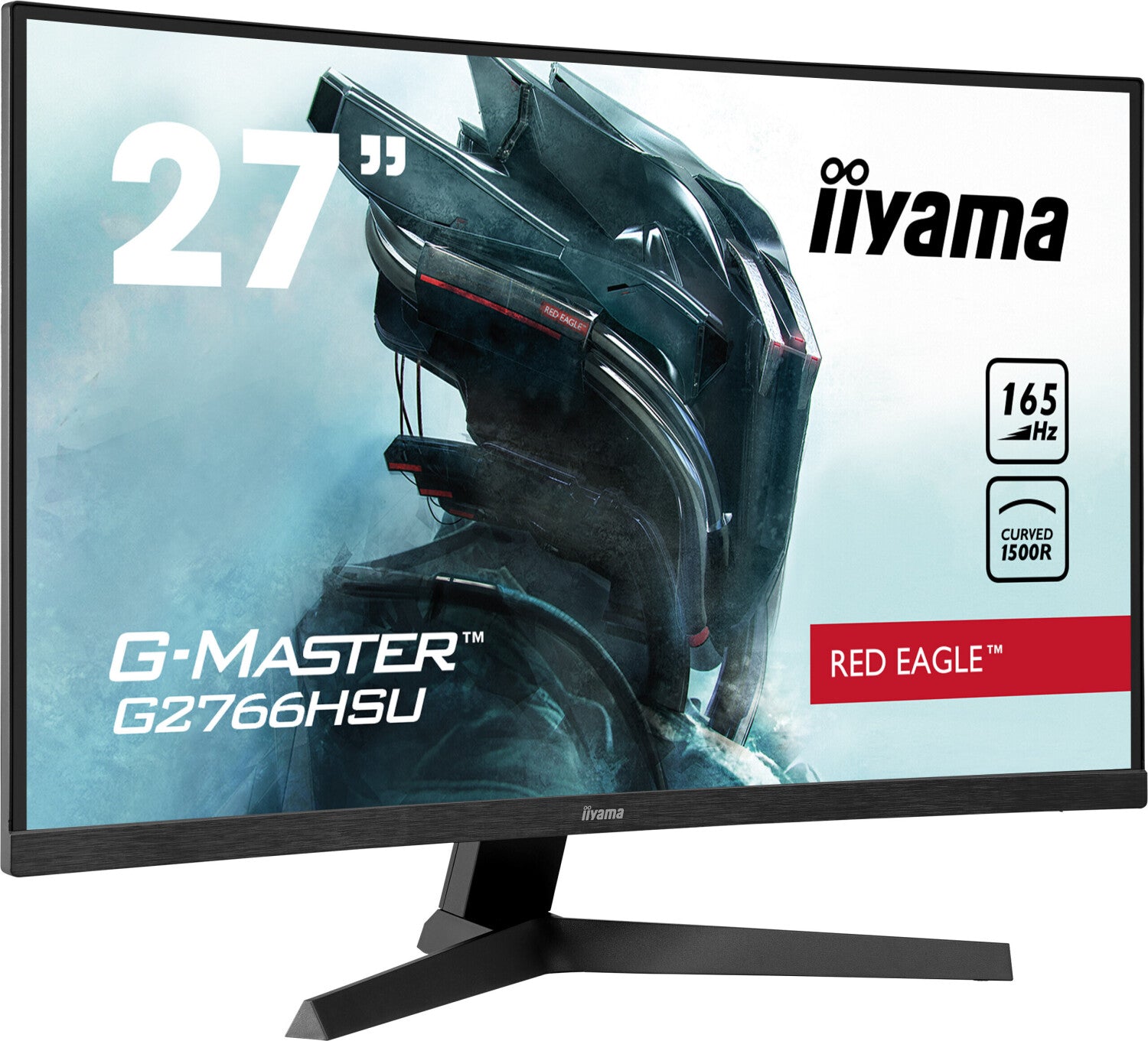 Curved Full HD Gaming Monitor Iiyama G-Master G2766HSU-B1 27" 1ms 165Hz LED VA AMD FreeSync Flicker free Gekrümmt