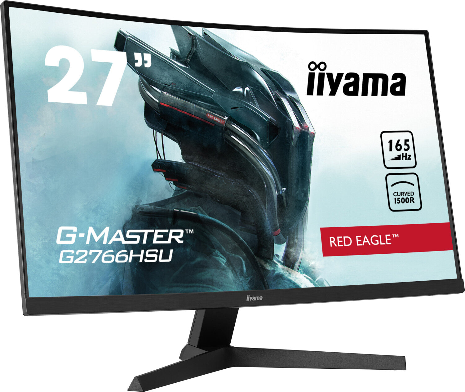 Curved Full HD Gaming Monitor Iiyama G-Master G2766HSU-B1 27" 1ms 165Hz LED VA AMD FreeSync Flicker free Gekrümmt