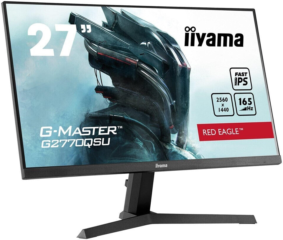 WQHD Gaming Monitor Iiyama G2770QSU-B1 27" 165Hz 0.5ms IPS LED LCD Flicker free