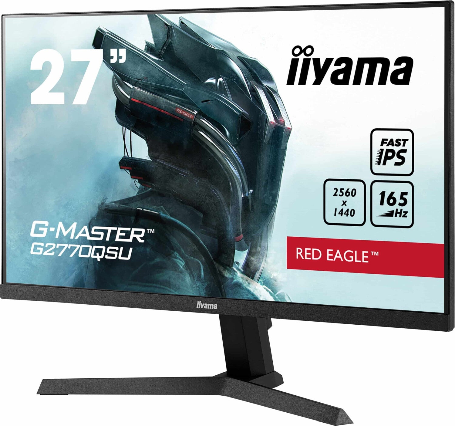 WQHD Gaming Monitor Iiyama G2770QSU-B1 27" 165Hz 0.5ms IPS LED LCD Flicker free