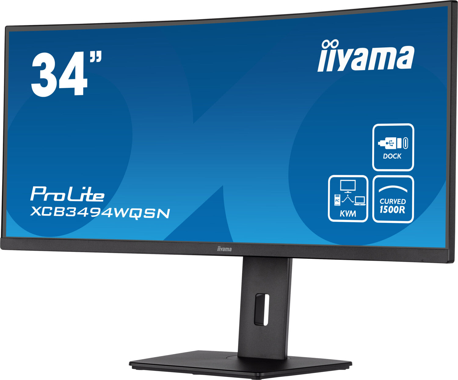 Curved UWQHD Monitor Iiyama ProLite XCB3494WQSN-B5 34" 0.4ms 120Hz Gekrümmt