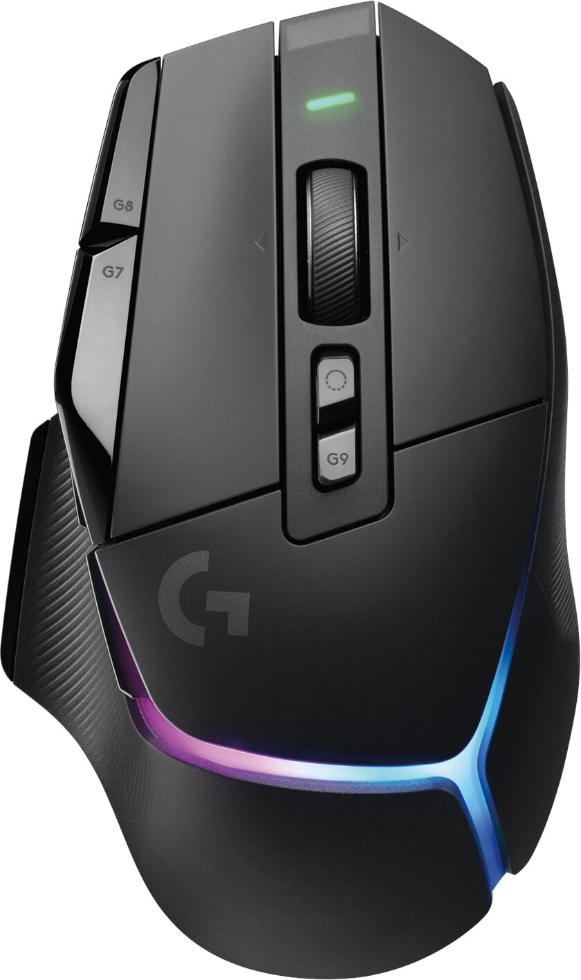 Optical gaming mouse with lighting Logitech G502 X PLUS wireless black 25600 DPI 13 keys RGB