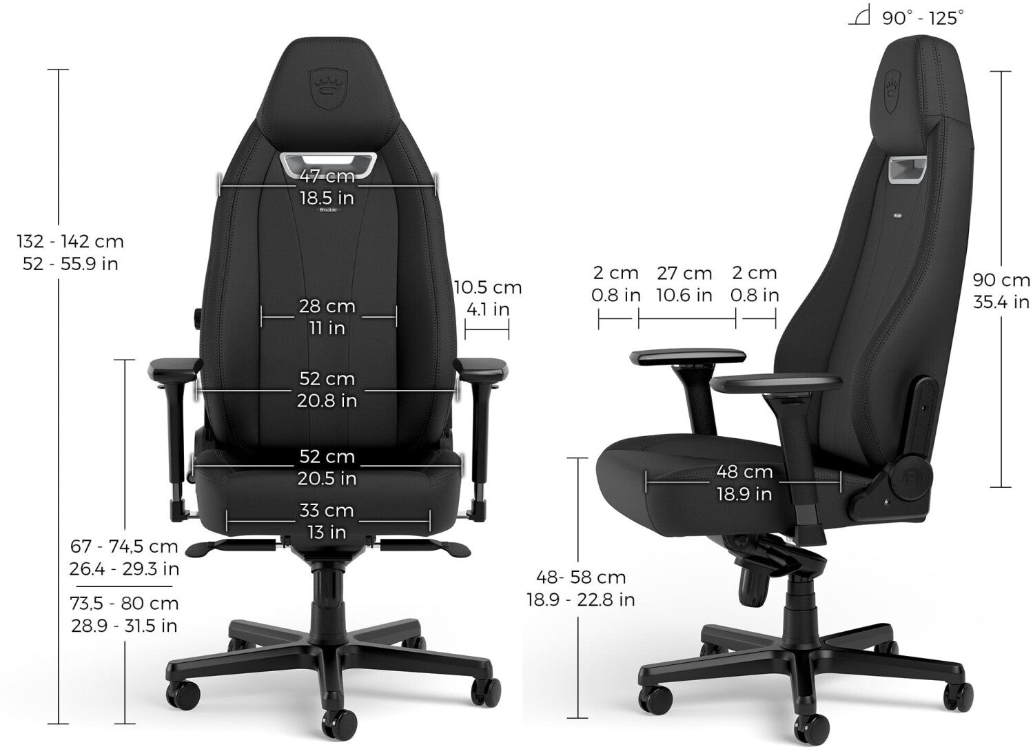 Gaming Stuhl Noblechairs Legend Schwarz