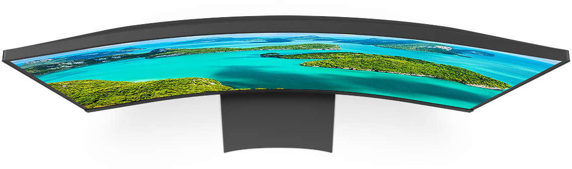 Curved Full HD Monitor Philips 241E1SCA 23.6" FHD LCD LED VA LCD Flicker free Gekrümmt