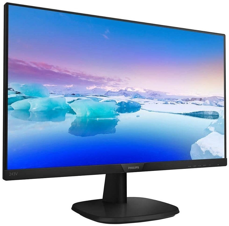 Full HD Monitor Philips 243V7QJABF 23.8" LED IPS LCD Flicker free