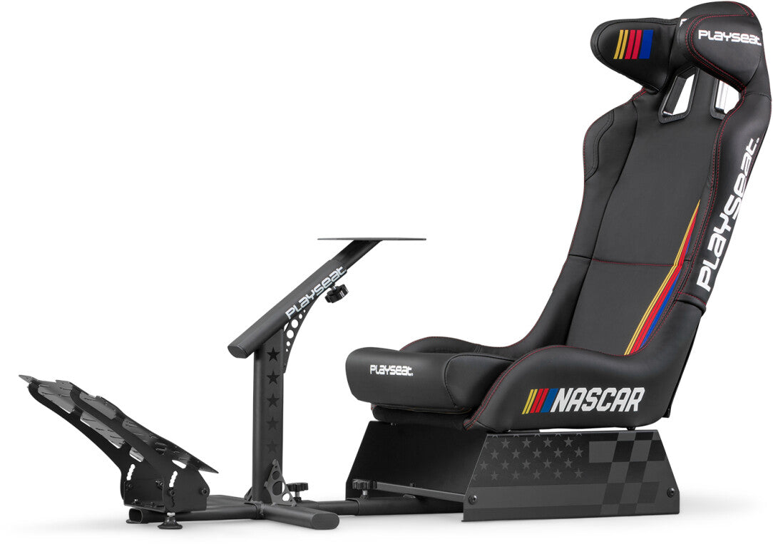 Gaming Stuhl mit Lenkradhalterung und Pedalhalterung Playseat Pro Evolution - NASCAR Edition Schwarz