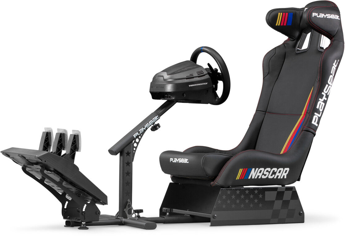 Gaming Stuhl mit Lenkradhalterung und Pedalhalterung Playseat Pro Evolution - NASCAR Edition Schwarz