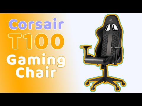 Gaming chair Corsair TC100 Relaxed imitation leather black