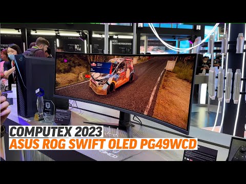 Curved DQHD Monitor Asus ROG Swift OLED PG49WCD 49" 144Hz 0.03ms Gekrümmt