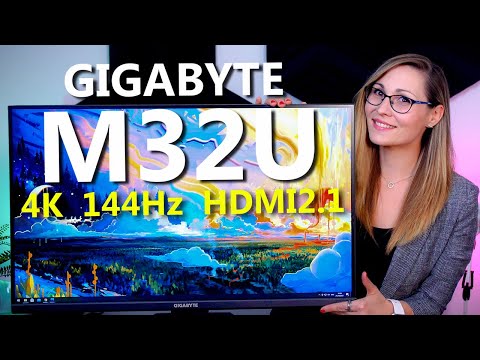 4K Ultra HD Monitor Gigabyte M32U 32" 1ms 144Hz