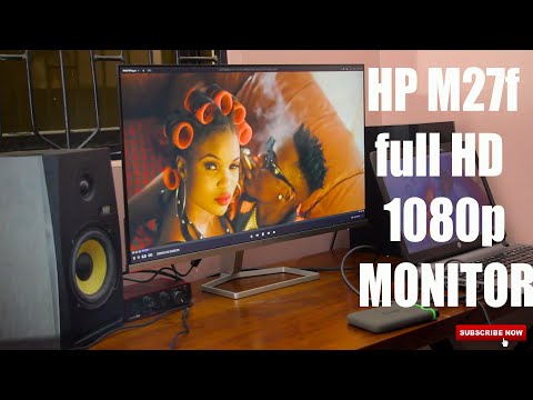 Monitor Hewlett Packard M27f 27" IPS LCD Flicker free 75 Hz 50-60 Hz