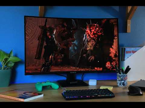 Curved WQHD Gaming Monitor Gigabyte GS32QC 32" 165Hz 5ms Curved