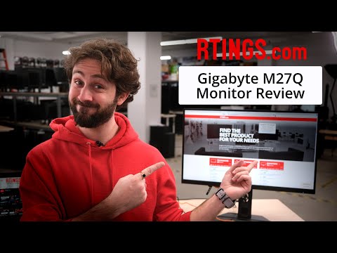 WQHD Gaming Monitor Gigabyte M27Q 27" 1ms 170Hz LED Flicker free