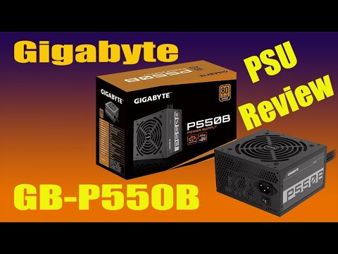 550 watt PC power supply Gigabyte P550B 550W 80 Plus Bronze