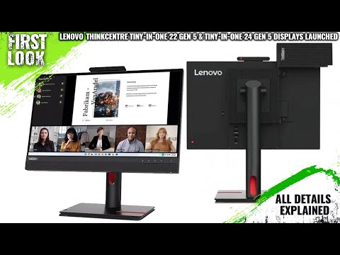 Full HD Monitor mit Webcam Lenovo ThinkCentre Tiny-In-One 22 Gen 5 22"