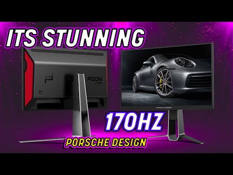 WQHD Gaming Monitor AOC AGON PD27S 27" 170Hz 1ms Porsche Design IPS LCD Flicker free